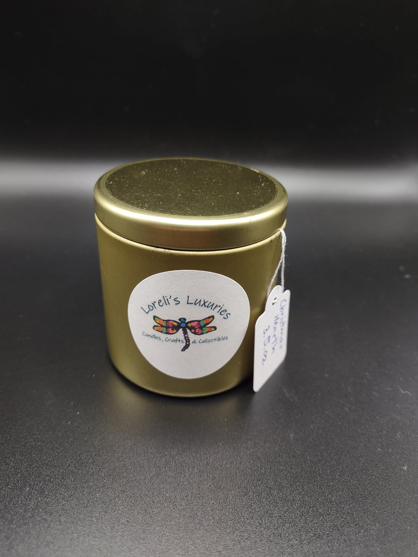 Christmas Hearth in Mini Gold Tin (3.5oz)