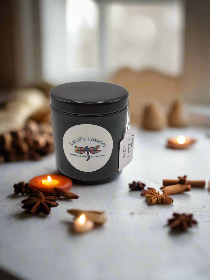 Ginger and Spice in Mini Black Tin (3.5oz)