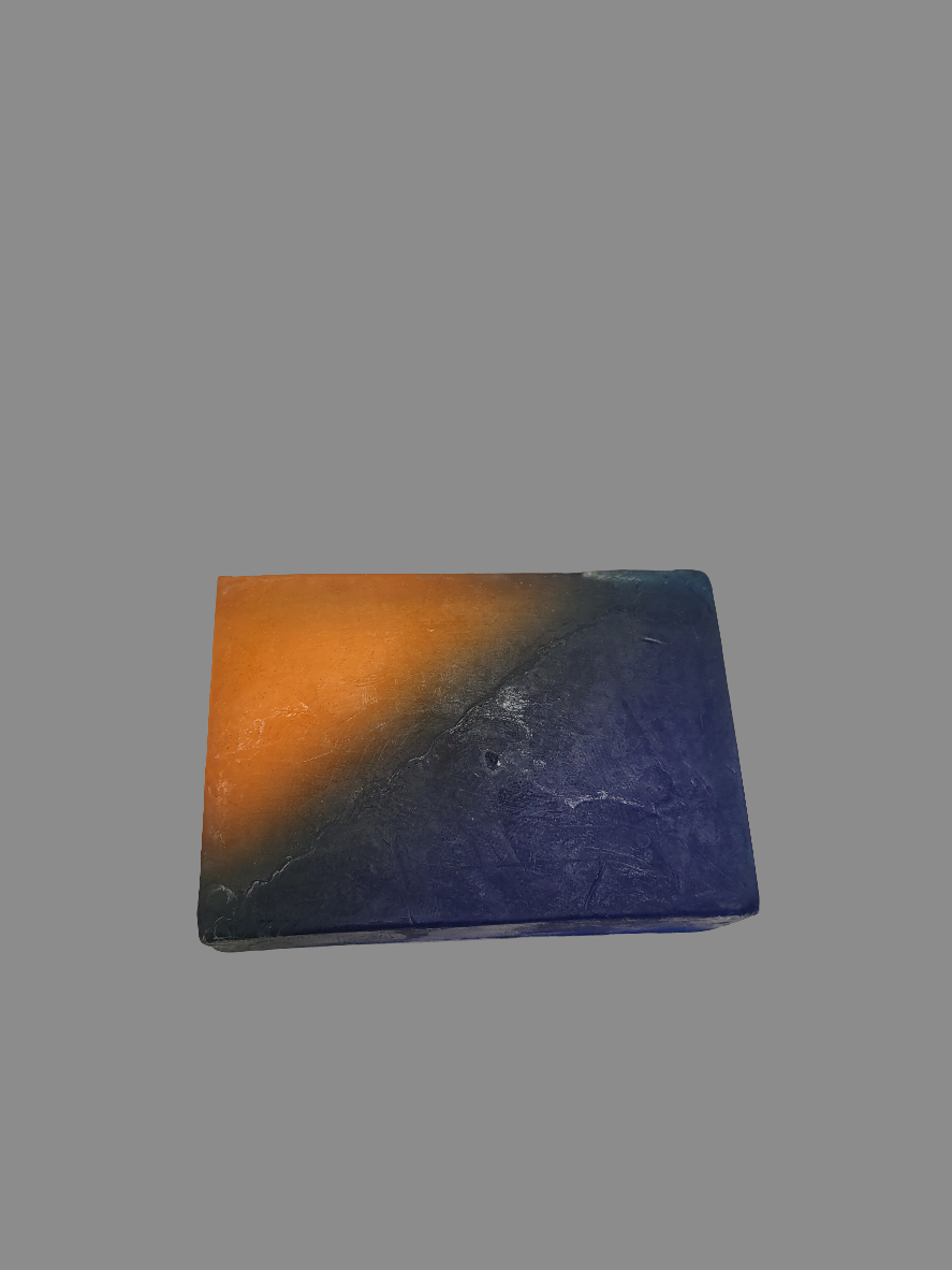 Orange and Blue "Team Colors" Bar Soap