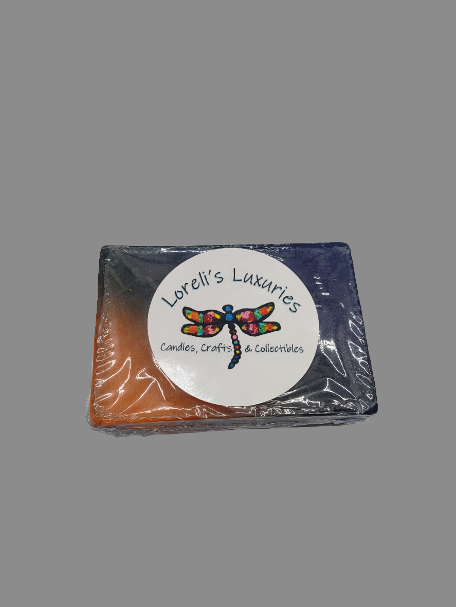 Orange and Blue "Team Colors" Bar Soap