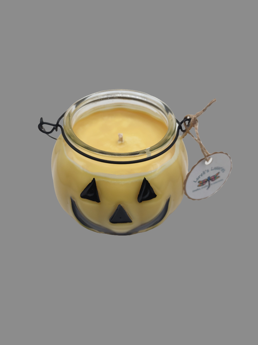 Ginger and Spice in Clear Pumpkin Glass (12oz)