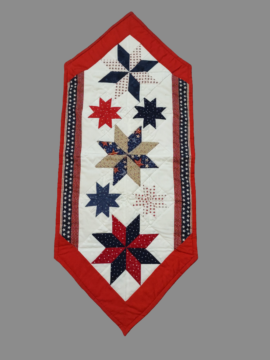 Red White and Blue Table Runner