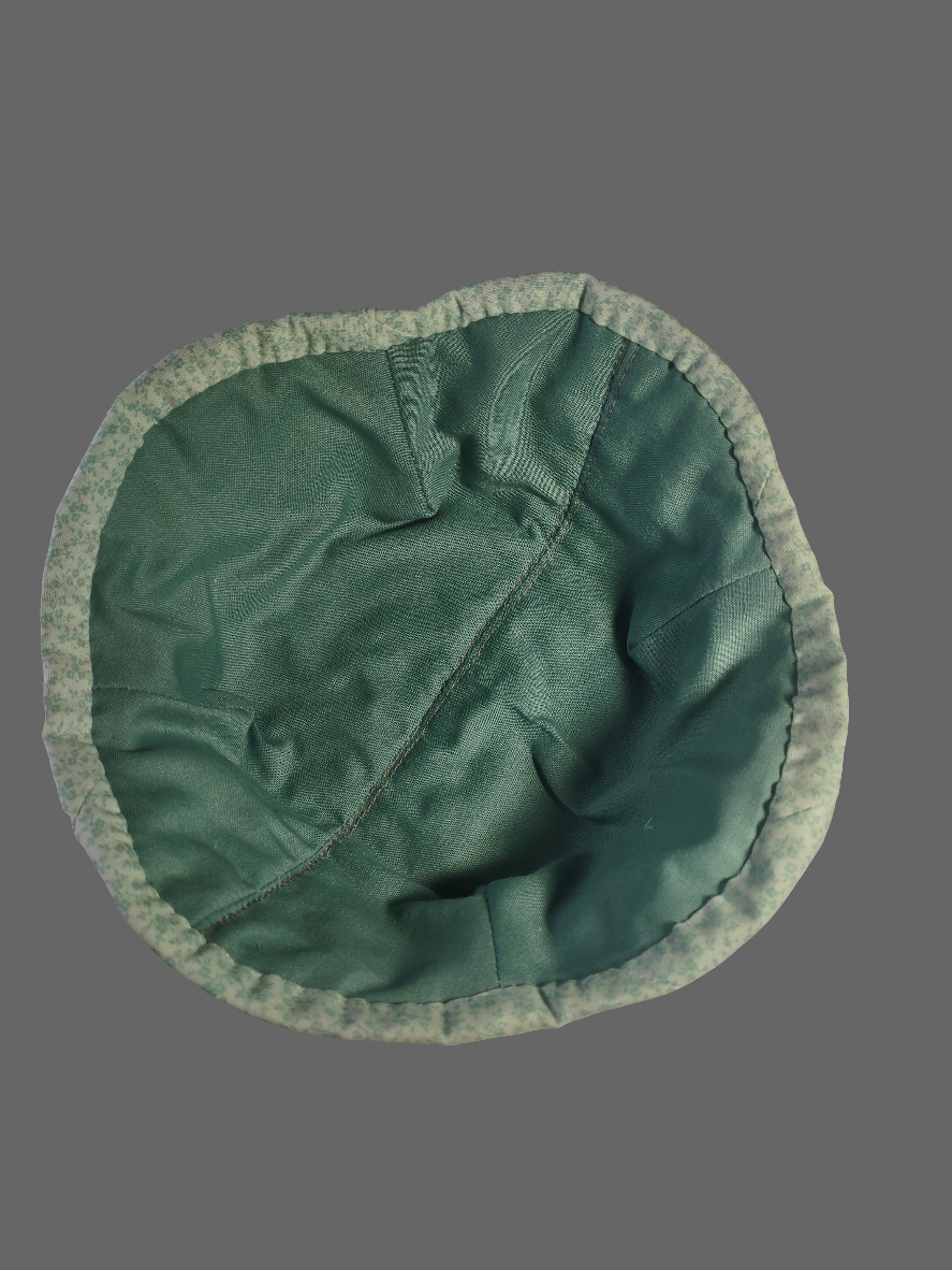 Seafoam Green Bowl Cozy with small flower lining (Small)