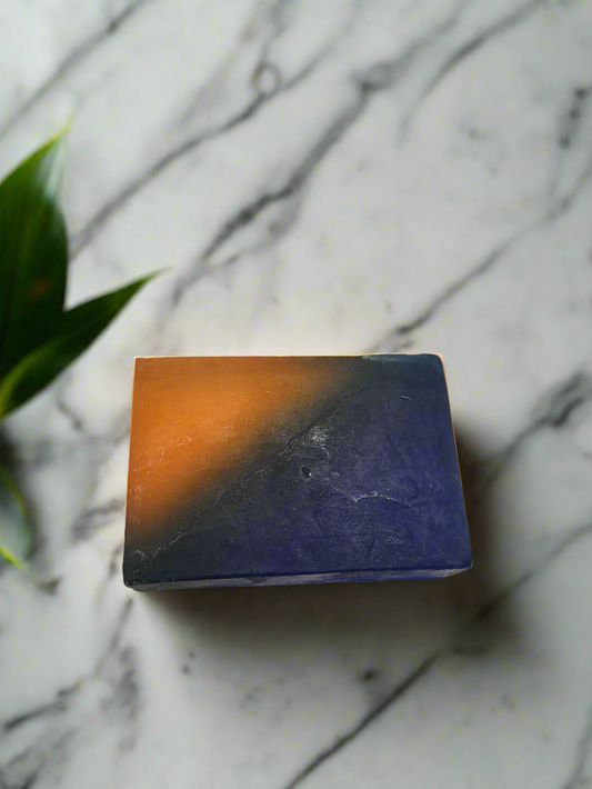 Orange and Blue "Team Colors" Bar Soap